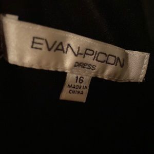 Evan Picone Size 16 Black cocktail dress, worn once
